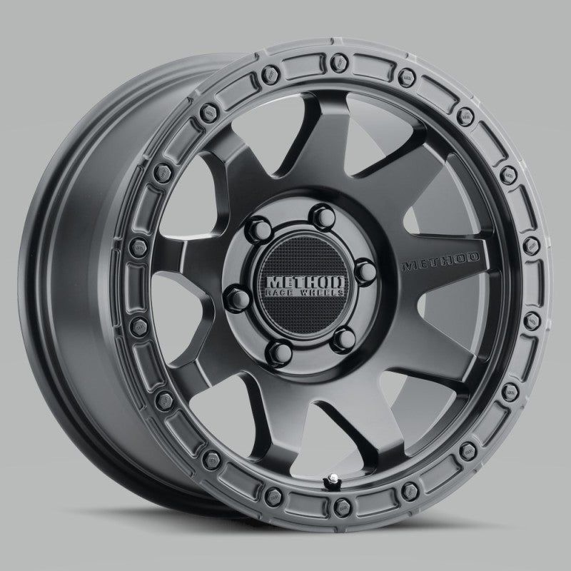 Method MR317 17x8.5 0mm Offset 6x5.5 106.25mm CB Matte Black Wheel-tuningsupply.com