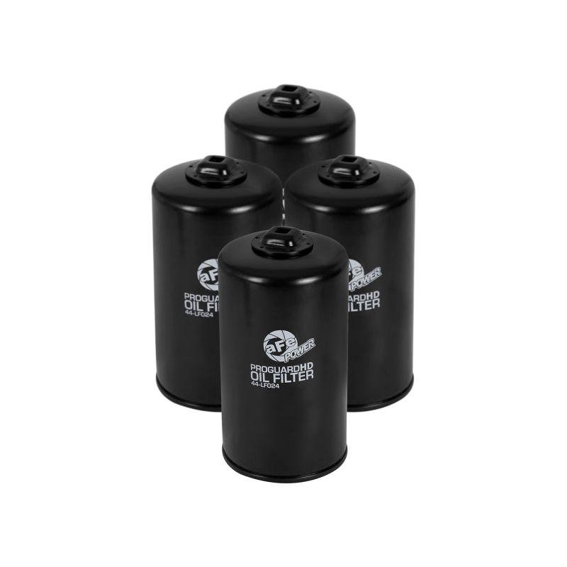 aFe Pro GUARD D2 Oil Filter 11-17 Ford Diesel Trucks V8 6.7L (td) (4 Pack)-tuningsupply.com