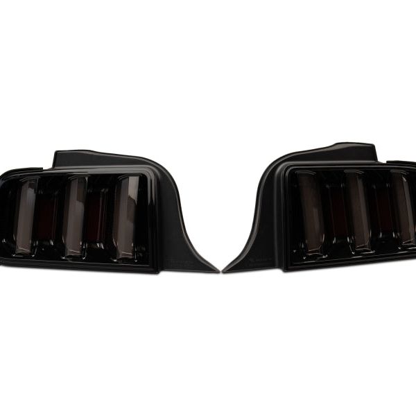 Raxiom 05-09 Ford Mustang Vector V2 LED Tail Lights- Black Housing (Smoked Lens) - SMINKpower Performance Parts RAX408588 Raxiom