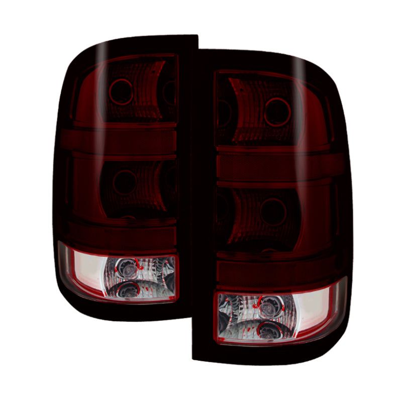 Xtune GMC Sierra 2007-2013 OEM Style Tail Light Red Smoked ALT-JH-GS07-OE-RSM - SMINKpower Performance Parts SPY9032011 SPYDER