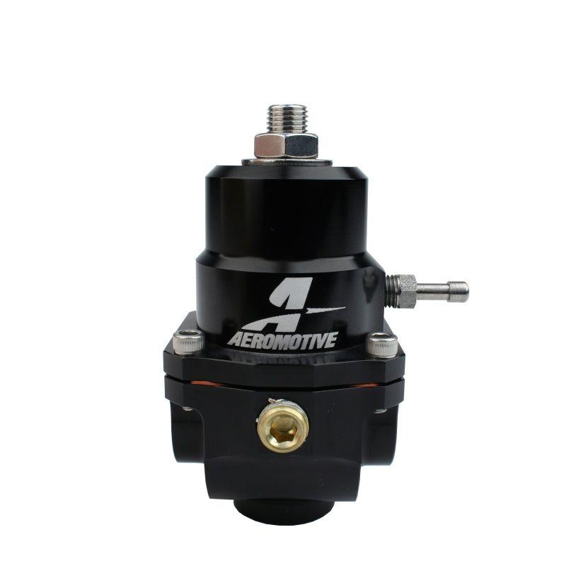 Aeromotive Adjustable Regulator - 35-75PSI - .313 Valve - (2) -08 Inlets/-08 Return-tuningsupply.com