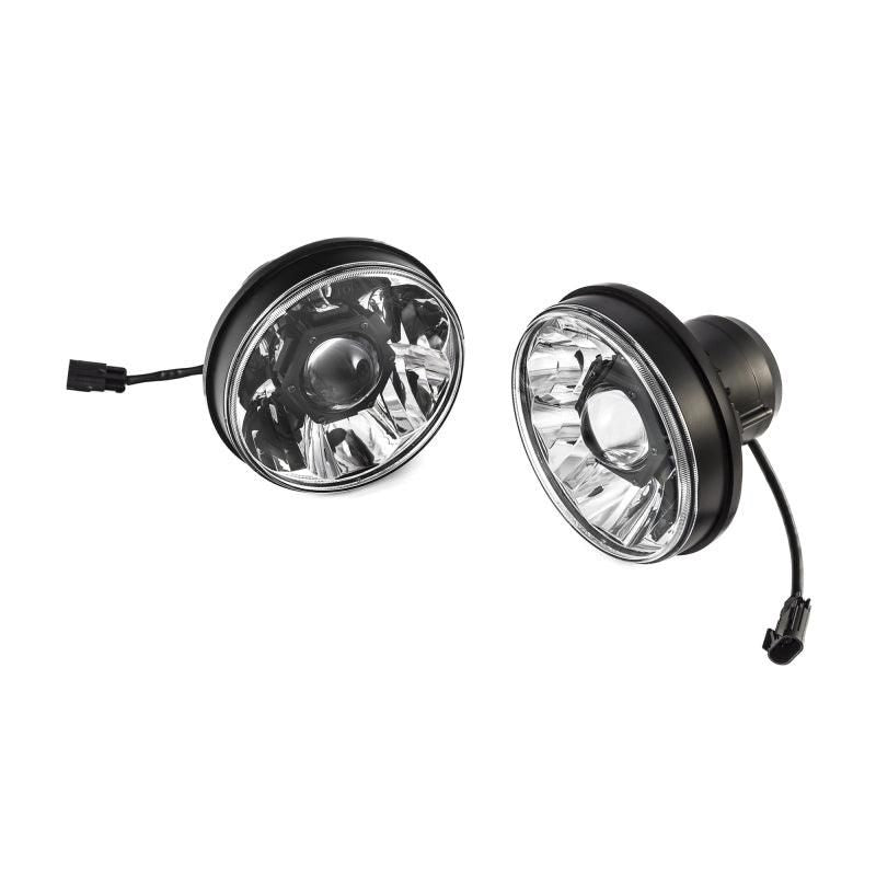 KC HiLiTES 18-20 Jeep JL/JT 7in. Gravity LED Pro DOT Approved Replac. Headlight (Pair Pack Sys)-tuningsupply.com