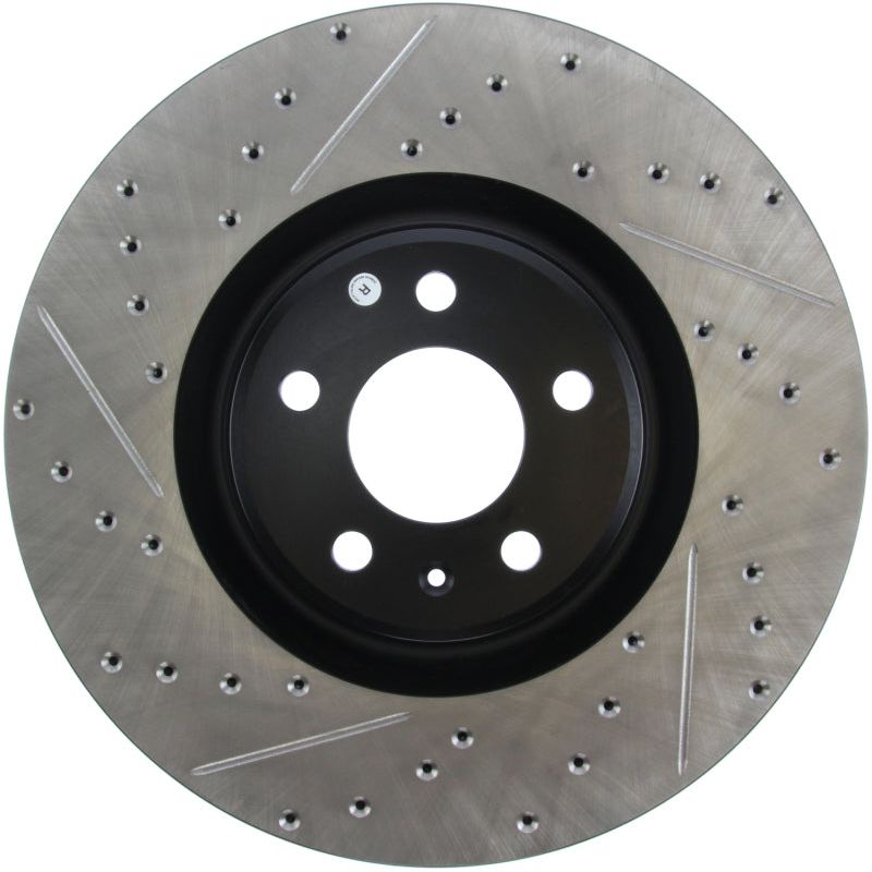 StopTech Slotted & Drilled Sport Brake Rotor-Brake Rotors - Slot & Drilled-Stoptech-STO127.33134R-SMINKpower Performance Parts