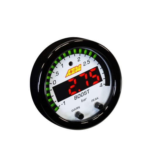 AEM X-Series Boost Pressure -30inHg 60psi Gauge Kit-tuningsupply.com