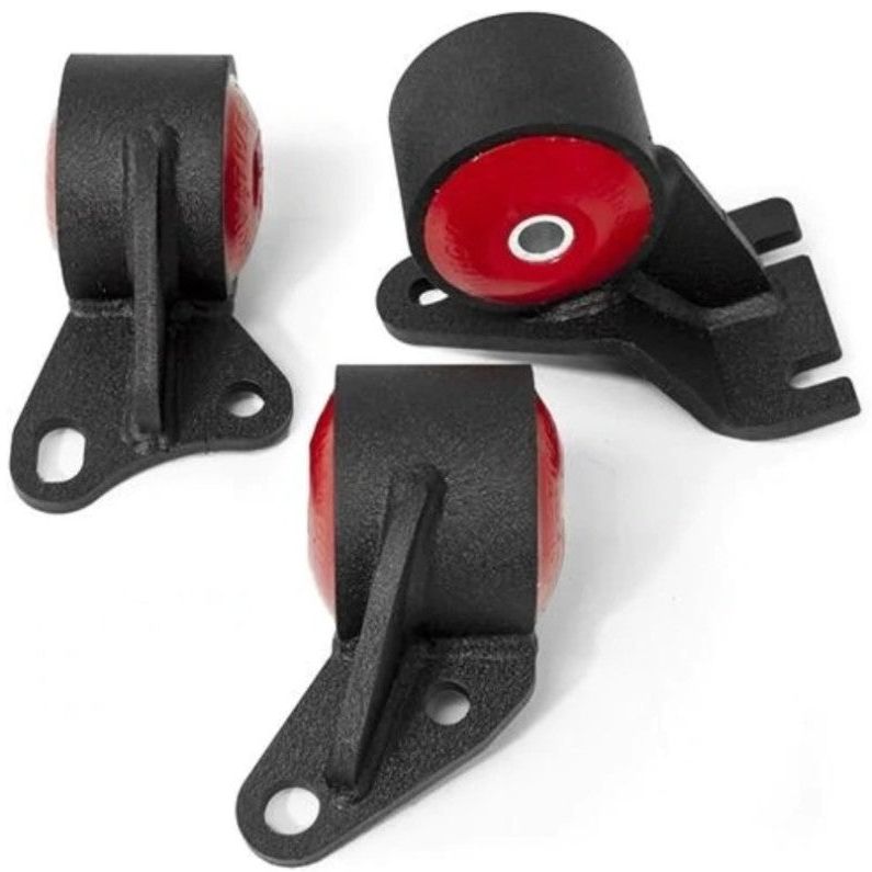 Innovative 88-91 Civic D-Series Black Steel Mounts 60A Bushings (Cable)-tuningsupply.com