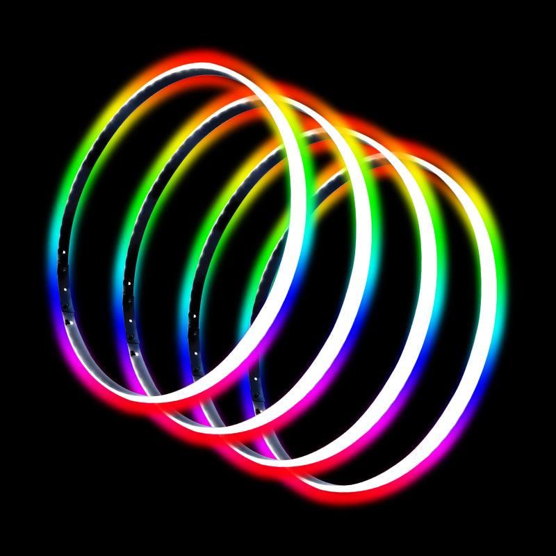 Oracle LED Illuminated Wheel Rings - ColorSHIFT No Remote - ColorSHIFT No Remote - SMINKpower Performance Parts ORL4215-334 ORACLE Lighting