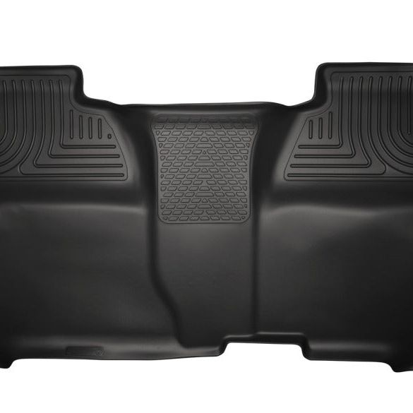 Husky Liners 14 Chevrolet Silverado 1500/GMC Sierra 1500 WeatherBeater Black 2nd Seat Floor Liners-tuningsupply.com