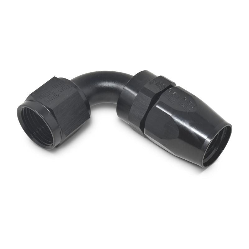 Russell Performance -10 AN Black 90 Degree Full Flow Hose End - SMINKpower Performance Parts RUS610185 Russell