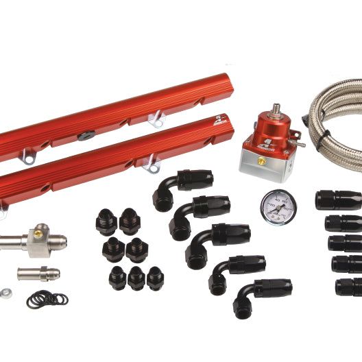 Aeromotive 5.0 Liter Ford Street Billet Fuel Rail System (Ford 5.0 86-98) 5/8in I.D.-tuningsupply.com