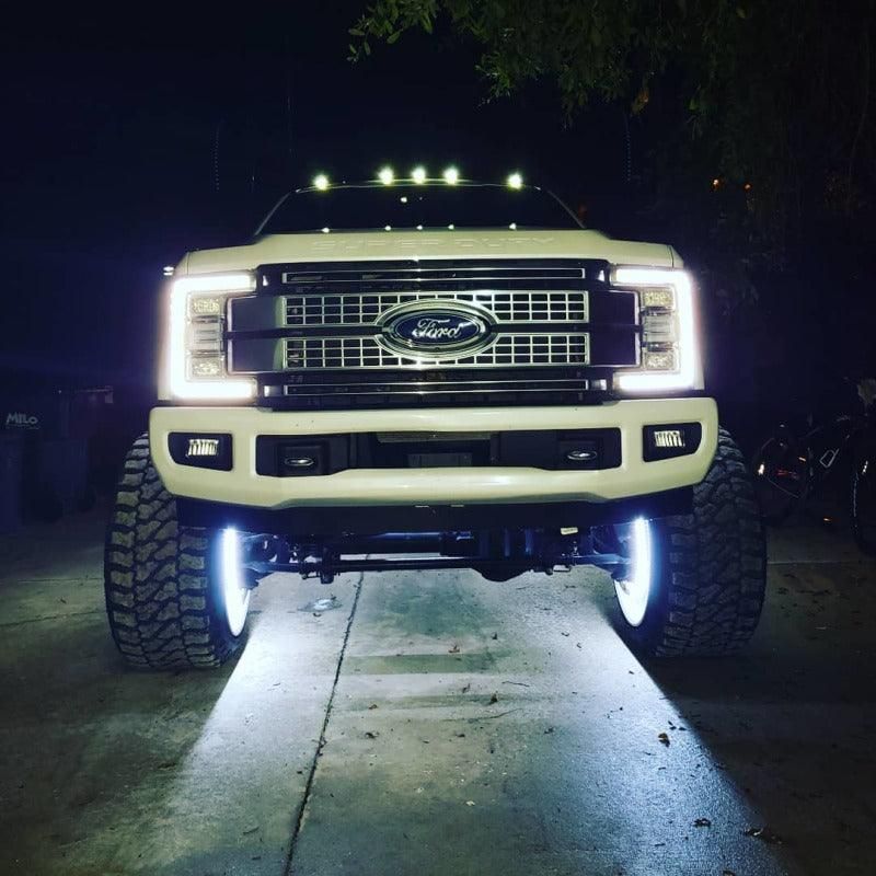 Oracle LED Illuminated Wheel Rings - Double LED - White - SMINKpower Performance Parts ORL4228-001 ORACLE Lighting