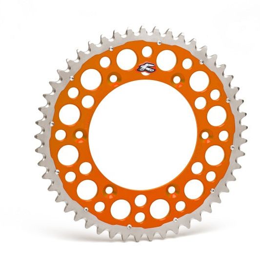 Renthal 21-23 KTM 450 Rally Factory Replica/Race Replica Rear Twinring - Orange 520-48P Teeth-Misc Powersports-Renthal-REN2240-520-48GPOR-SMINKpower Performance Parts