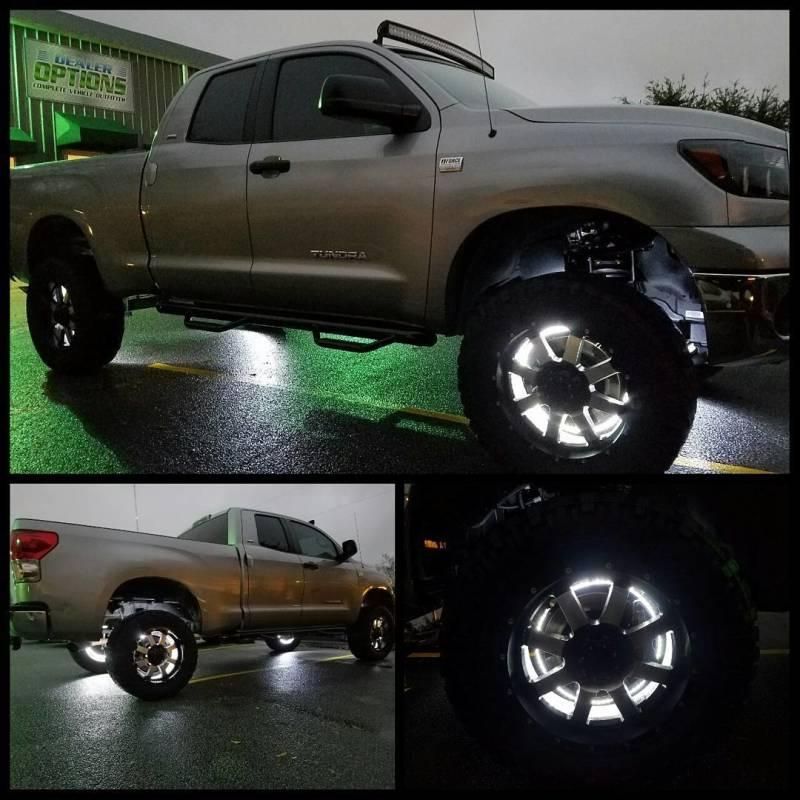 Oracle LED Illuminated Wheel Rings - Double LED - White - SMINKpower Performance Parts ORL4228-001 ORACLE Lighting