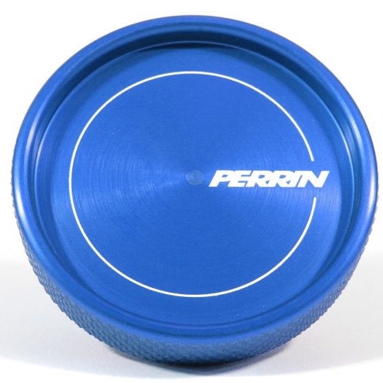 Perrin 02-21 Subaru WRX / 2022 BRZ & GR86 / 04-21 STI / 00-18 Forester XT Oil Fill Cap - Blue-Oil Caps-Perrin Performance-PERPSP-ENG-711BL-SMINKpower Performance Parts