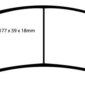 EBC 02 Cadillac Escalade 5.3 (Akebono rear caliper) Yellowstuff Front Brake Pads-tuningsupply.com