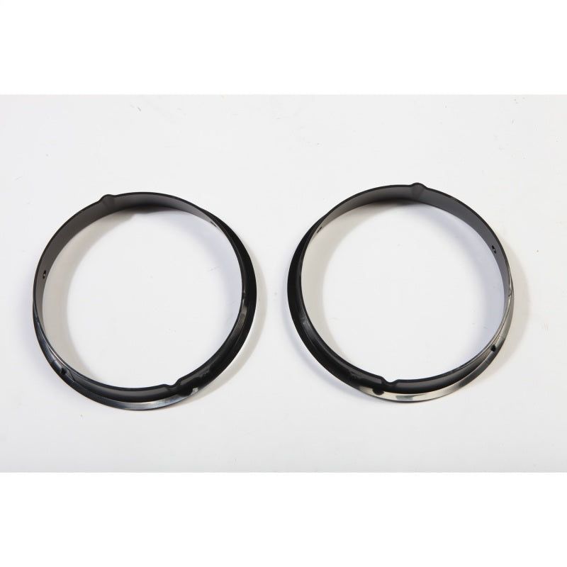 Rugged Ridge Headlight Bezels Black 97-06 Jeep Wrangler-Light Mounts-Rugged Ridge-RUG12419.23-SMINKpower Performance Parts