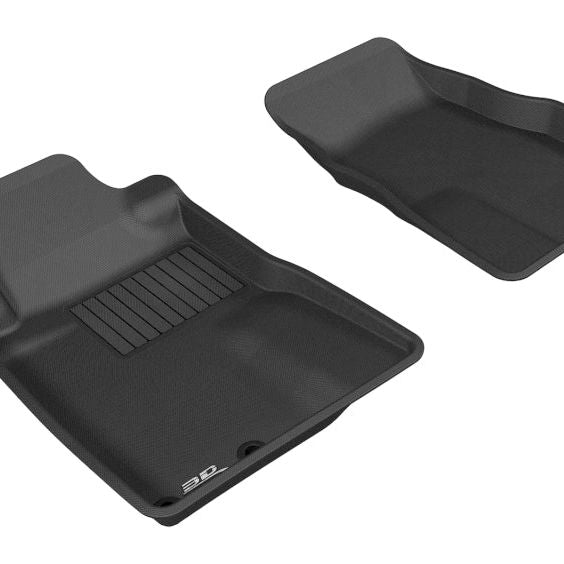 3D MAXpider 2005-2009 Ford Mustang Kagu 1st Row Floormat - Black-tuningsupply.com