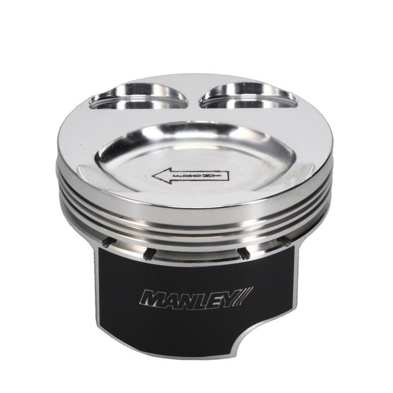 Manley MazdaSpeed 3 MZR 2.3L 87.75mm Bore -13.3cc Dome 9.5:1 CR  Pistons w/ Rings - Set of 4-tuningsupply.com