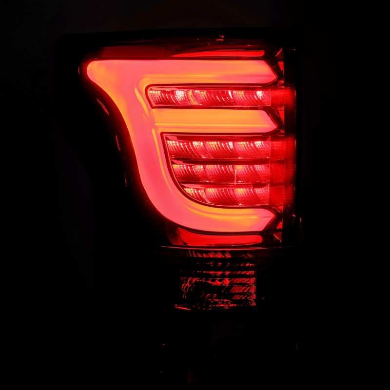 AlphaRex 15-17 Ford F-150 (Excl Models w/Blind Spot Sensor) PRO-Series LED Tail Lights Jet Black-tuningsupply.com