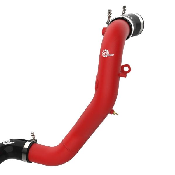 aFe Kia Stinger 18-22 V6-3.3L (tt) BladeRunner Cold Charge Pipe- Red-tuningsupply.com