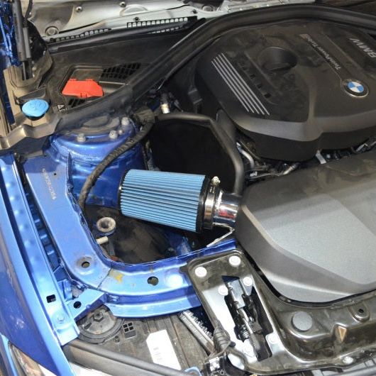 Injen 16-18 BMW 330i B48 2.0L (t) Wrinkle Black Cold Air Intake-tuningsupply.com