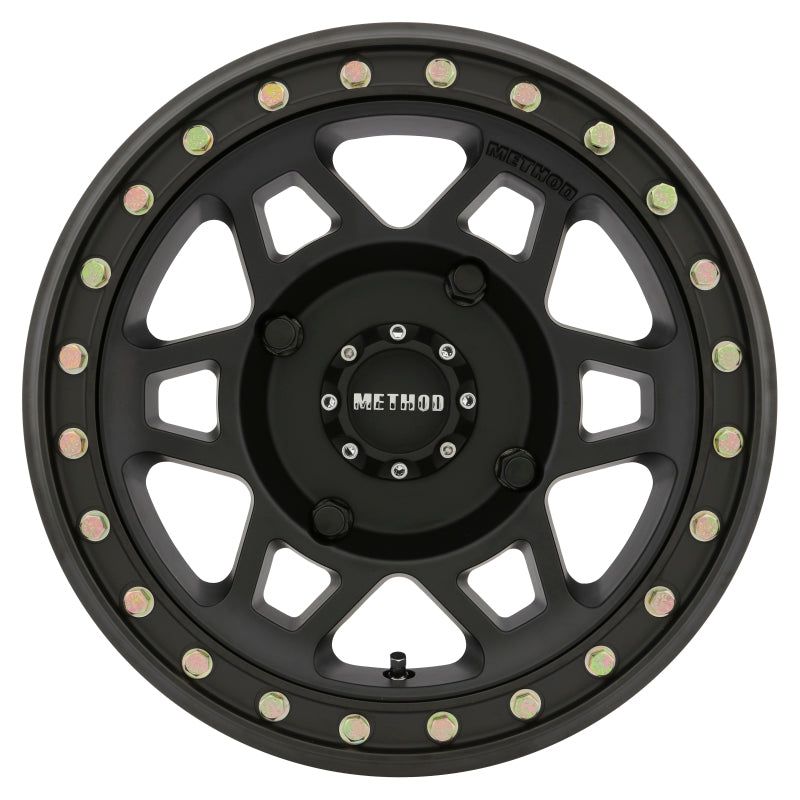 Method MR405 UTV Beadlock 15x7 / 5+2/38mm Offset / 4x156 / 132mm CB Matte Black Wheel-tuningsupply.com