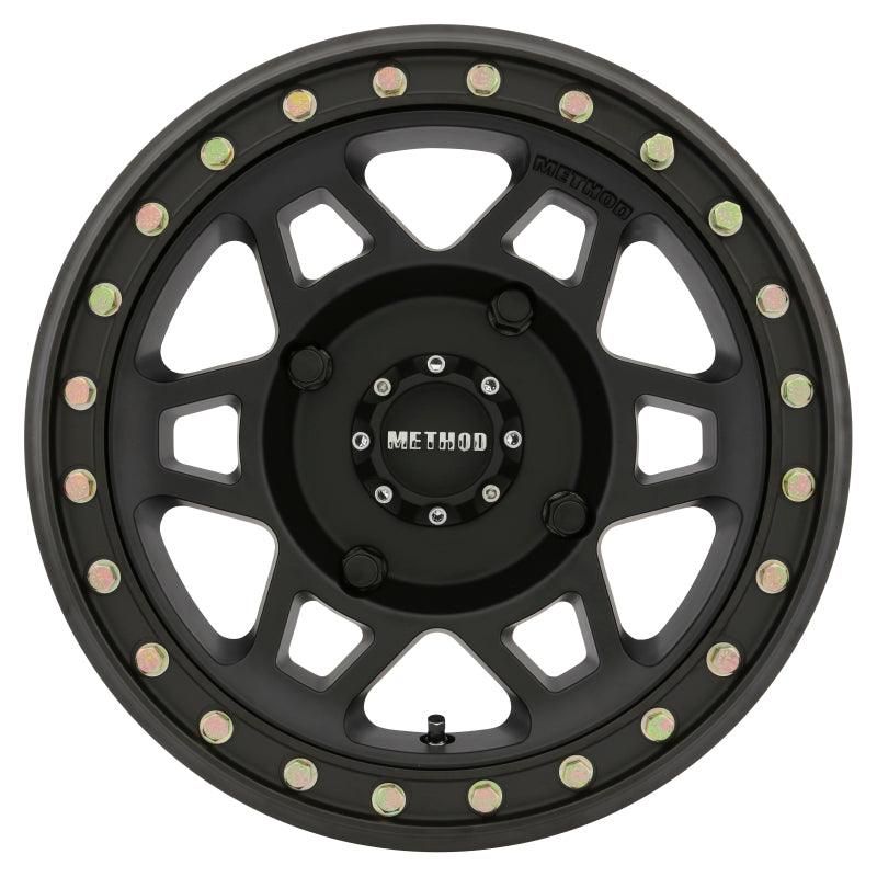 Method MR405 UTV Beadlock 15x7 / 4+3/13mm Offset / 4x136 / 106mm CB Matte Black Wheel-tuningsupply.com