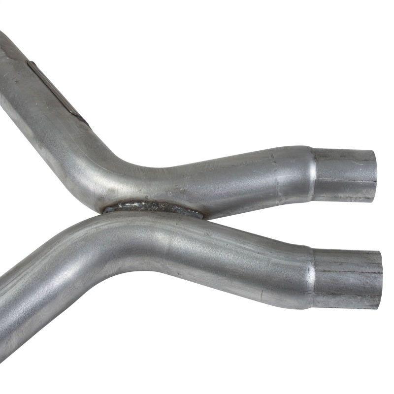 BBK 11-14 Mustang 3.7 V6 Short Mid X Pipe With Catalytic Converters 2-1/2 For BBK Long Tube Headers-tuningsupply.com