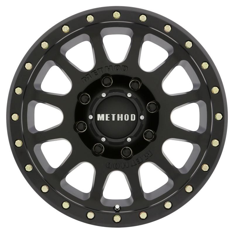 Method MR305 NV HD 17x8.5 0mm Offset 8x180 130.81mm CB Matte Black Wheel-tuningsupply.com