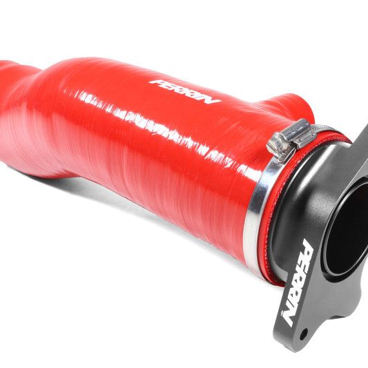 Perrin 2022+ Subaru WRX Red 3in Turbo Inlet Hose w/ Nozzle-tuningsupply.com