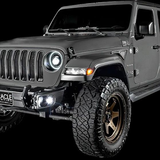 Oracle Jeep Wrangler JL Smoked Lens LED Front Sidemarkers SEE WARRANTY-tuningsupply.com