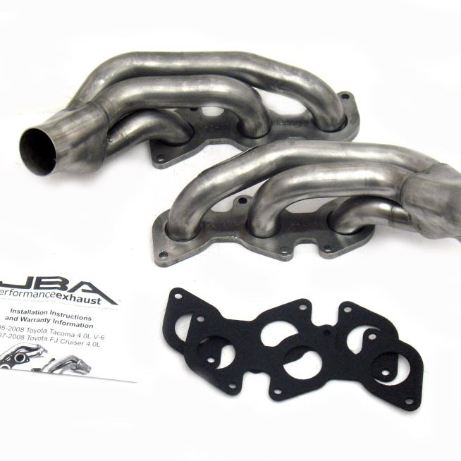 JBA 03-09 Toyota 4.0L V6 w/o A.I.R. 1-1/2in Primary Raw 409SS Cat4Ward Header-tuningsupply.com