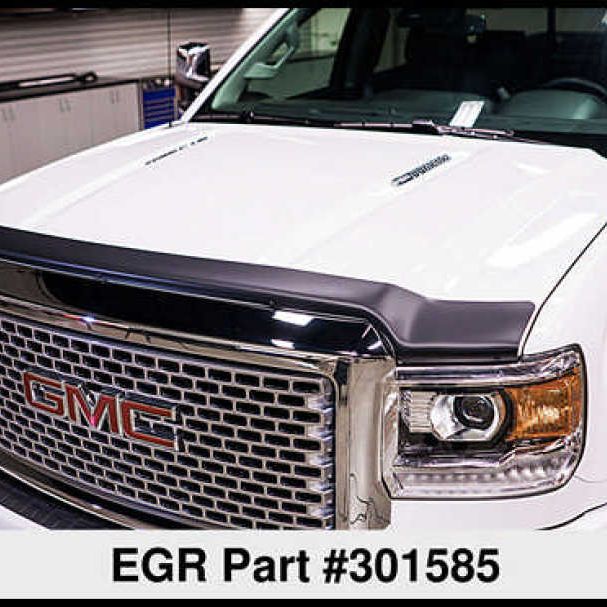 EGR 14+ GMC Sierra Superguard Hood Shield - Matte (301585)-tuningsupply.com