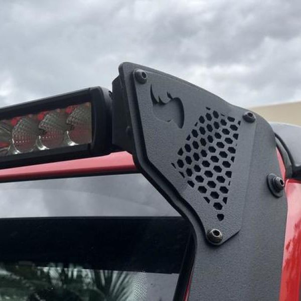 Go Rhino 18-20 Jeep Wrangler JL/JLU/Gladiator JT XE Windshield Light Bar Mount - 50in Single Row-tuningsupply.com