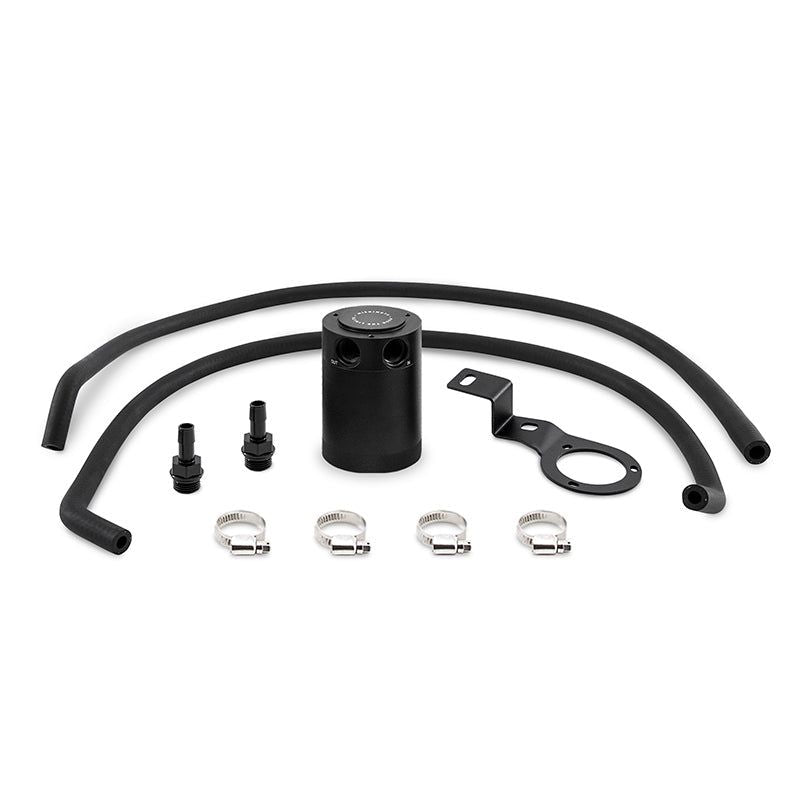 Mishimoto 15-16 Subaru WRX PVC Side Baffled Oil Catch Can - Black-tuningsupply.com