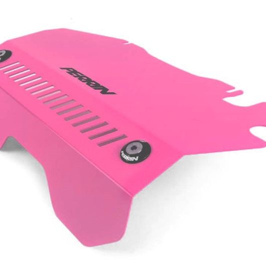 Perrin 2015+ Subaru WRX Engine Cover Kit (Intercooler Shroud + Pulley Cover) - Hyper Pink-tuningsupply.com