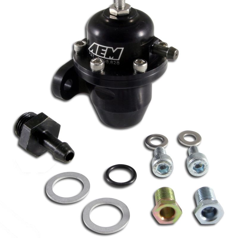 AEM 94-01 Acura Integra / 90-93 Honda Accord / 92-95 Honda Civic / 99-00 Honda Civic Black Adjustabl-tuningsupply.com