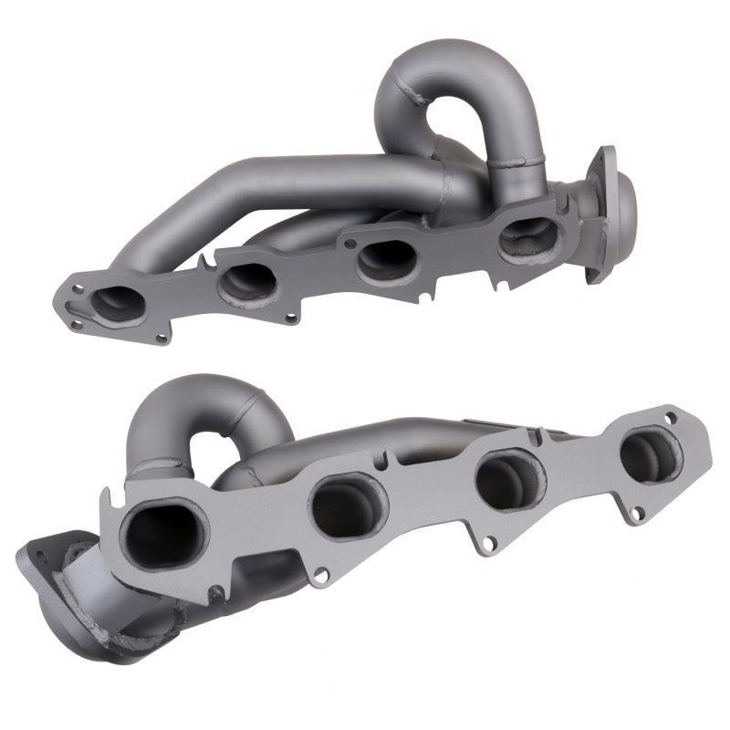 BBK 14-18 GM Truck 5.3/6.2 1 3/4in Shorty Tuned Length Headers - Titanium Ceramic-tuningsupply.com