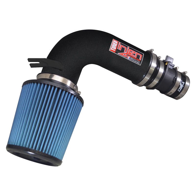 Injen 14-18 Dodge Ram 3.0L V6 Wrinkle Black Power-Flow Short Ram Intake-tuningsupply.com