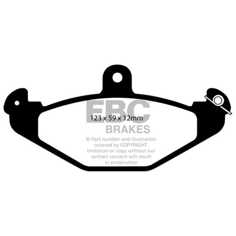 EBC 08+ Lotus 2-Eleven 1.8 Supercharged Greenstuff Rear Brake Pads-tuningsupply.com