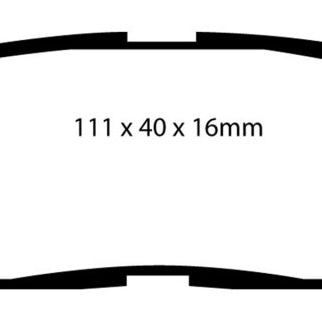 EBC 12+ Scion FR-S 2 Yellowstuff Rear Brake Pads-tuningsupply.com