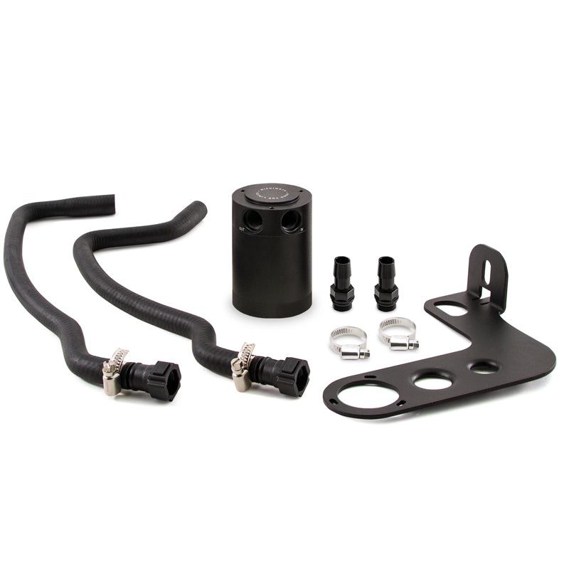 Mishimoto 10-15 Chevrolet Camaro SS Baffled Oil Catch Can Kit - Black-tuningsupply.com