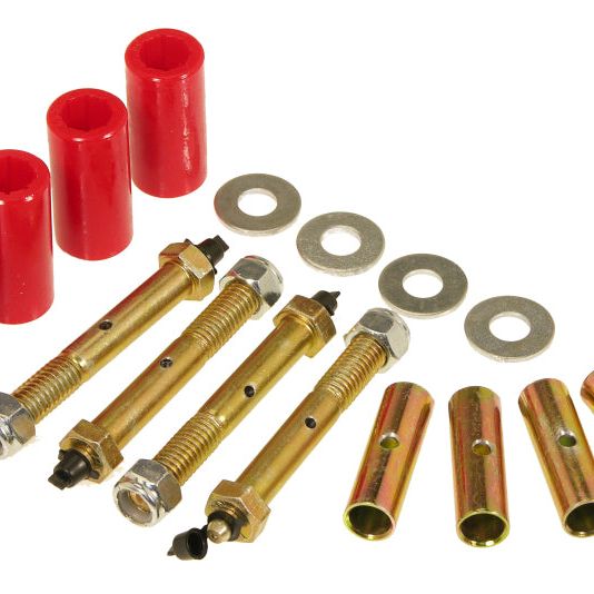 Prothane 55-75 Jeep CJ5/7 Front & Rear Main Spring Eye Bushings - Red-tuningsupply.com