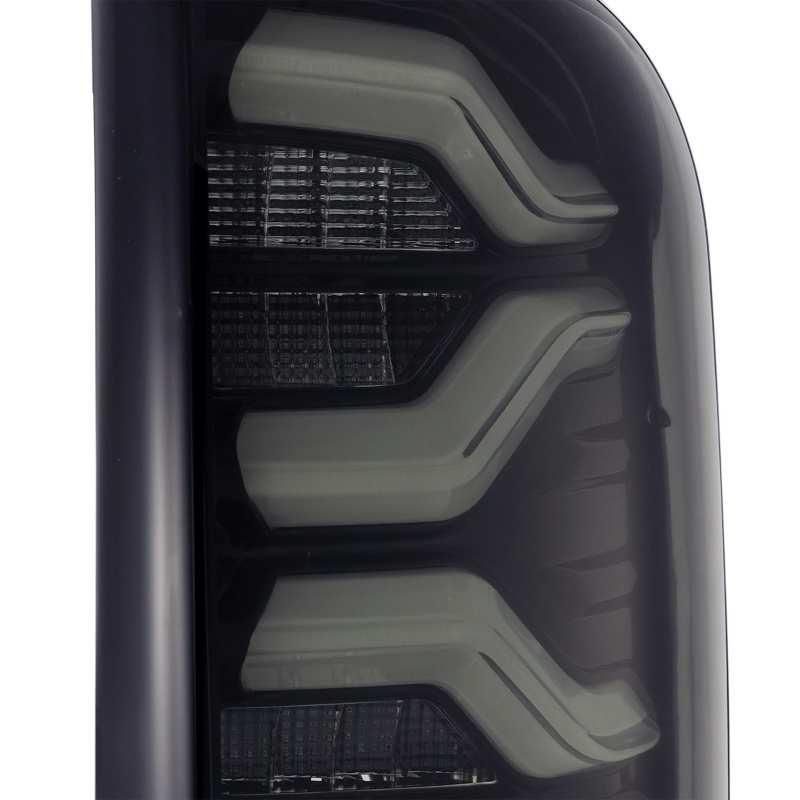 AlphaRex 16-20 Toyota Tacoma PRO-Series LED Tail Lights Jet Black-tuningsupply.com