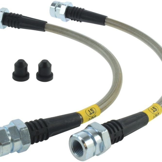 StopTech 06-12 Audi A3/08-13 TT Quattro / 05-12 VW Jetta Rear Stainless Steel Brake Line Kit-Brake Line Kits-Stoptech-STO950.33515-SMINKpower Performance Parts