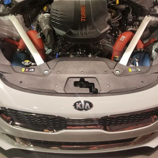 Injen 18-20 Kia Stinger 3.3L Twin Turbo Wrinkle Red Short Ram Air Intake-tuningsupply.com