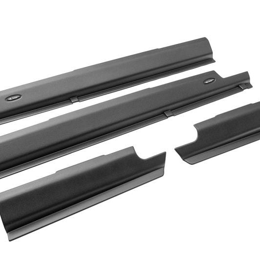 Rugged Ridge 18-22 Jeep Wrangler (JL) Rocker Pnl/Sill Plate Cvr 4dr. Rocker Guard 4pc. - Tex. Blk - SMINKpower Performance Parts RUG11651.74 Rugged Ridge