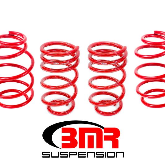 BMR 10-15 5th Gen Camaro V8 Lowering Spring Kit (Set Of 4) - Red-tuningsupply.com