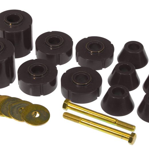 Prothane 73-80 GM Body Mount 12 Bushing Kit - Black-tuningsupply.com