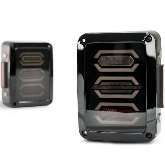 DV8 Offroad 07-18 Jeep Wrangler JK Octagon LED Tail Light-tuningsupply.com