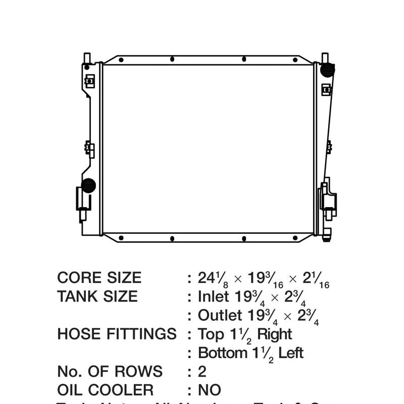 CSF 05-14 Ford Mustang Radiator-tuningsupply.com